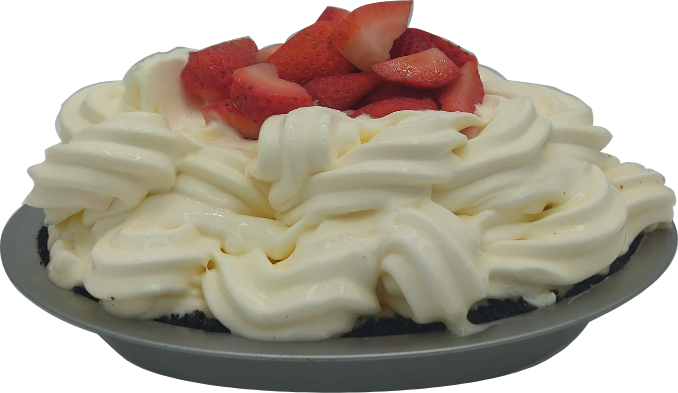 Fruit Filled Vanilla Ice Cream Pie